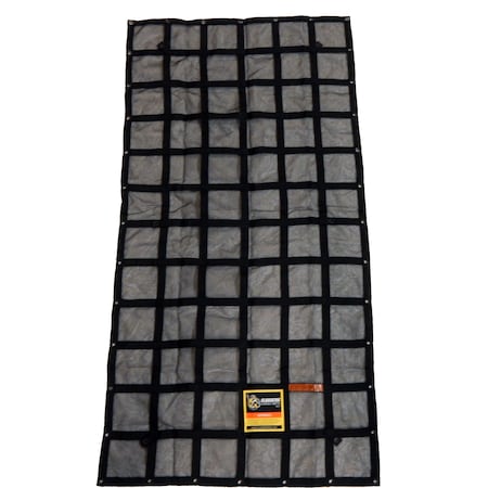 Gladiator Cargo Nets Heavy-Duty, Certified Cargo Net: Trailer/ Utility Bed (4' x 8' ft.) GUN-100